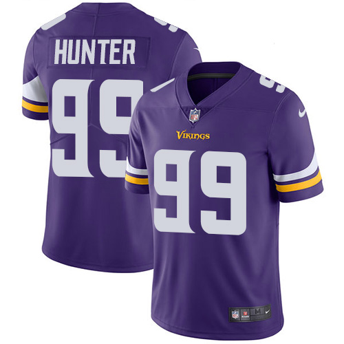 Minnesota Vikings #99 Limited Danielle Hunter Purple Nike NFL Home Men Jersey Vapor Untouchable->minnesota vikings->NFL Jersey